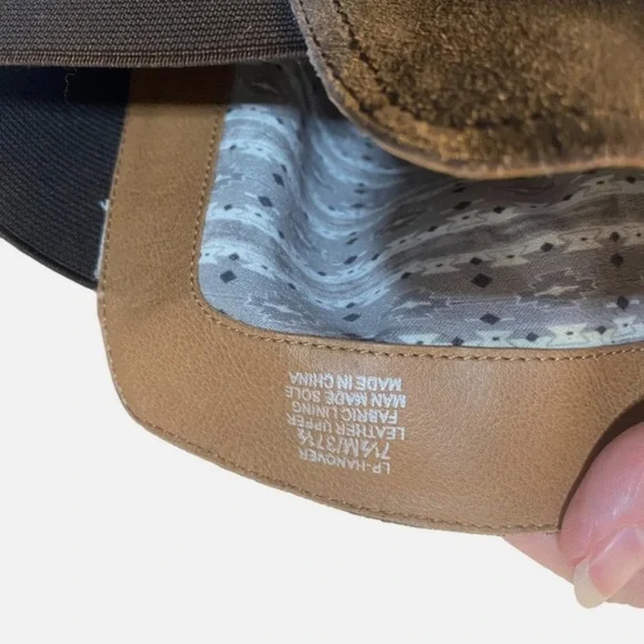 Lucky Brand Tall Suede Leather Riding Boots Gray Stretch Calf Equestrian Western - Picture 7 of 10